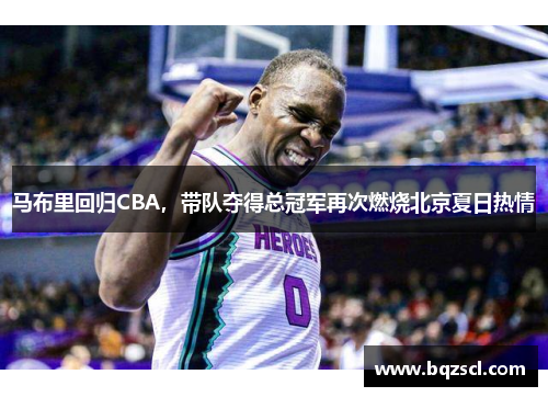马布里回归CBA,带队夺得总冠军再次燃烧北京夏日热情 马布里回归CBA,带队夺得总冠军再次燃烧北京夏日热情
